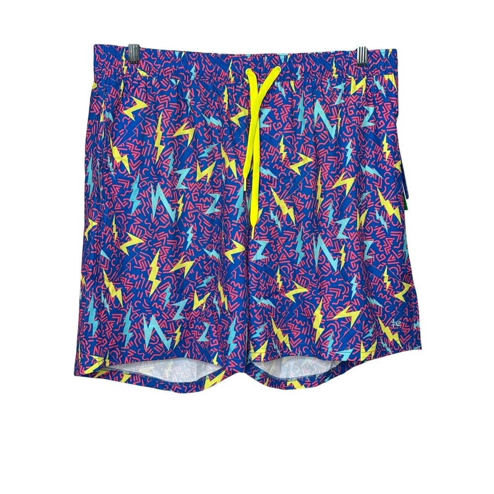 Tipsy Elves Grease Lightning Stretch Swim Trunks Shorts Boardshorts 3XL NWT